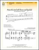 Praise the Lord with Drums and Cymbals Handbell sheet music cover